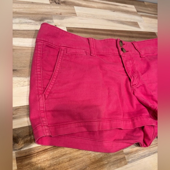 American Eagle Outfitters High Waist Pink Shorts-stretch-Large - Picture 2 of 5